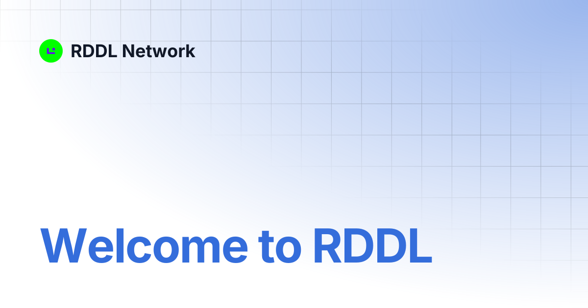 Welcome to RDDL | RDDL Network